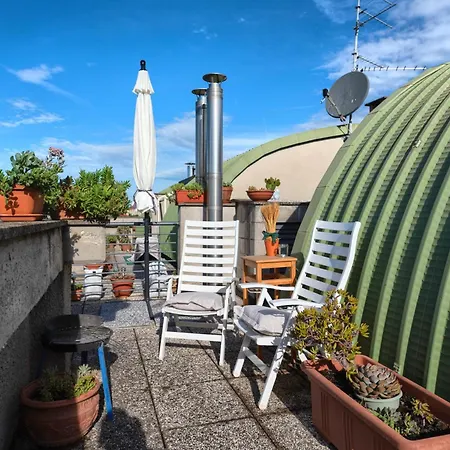 Daire Bright Penthouse With Panoramic Sunlit Terrace *